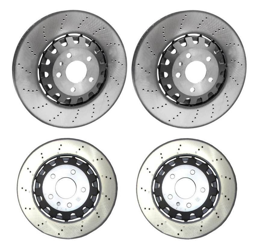 Disc Brake Rotor Set Kit Front and Rear (375mm/330mm) SHW Performance